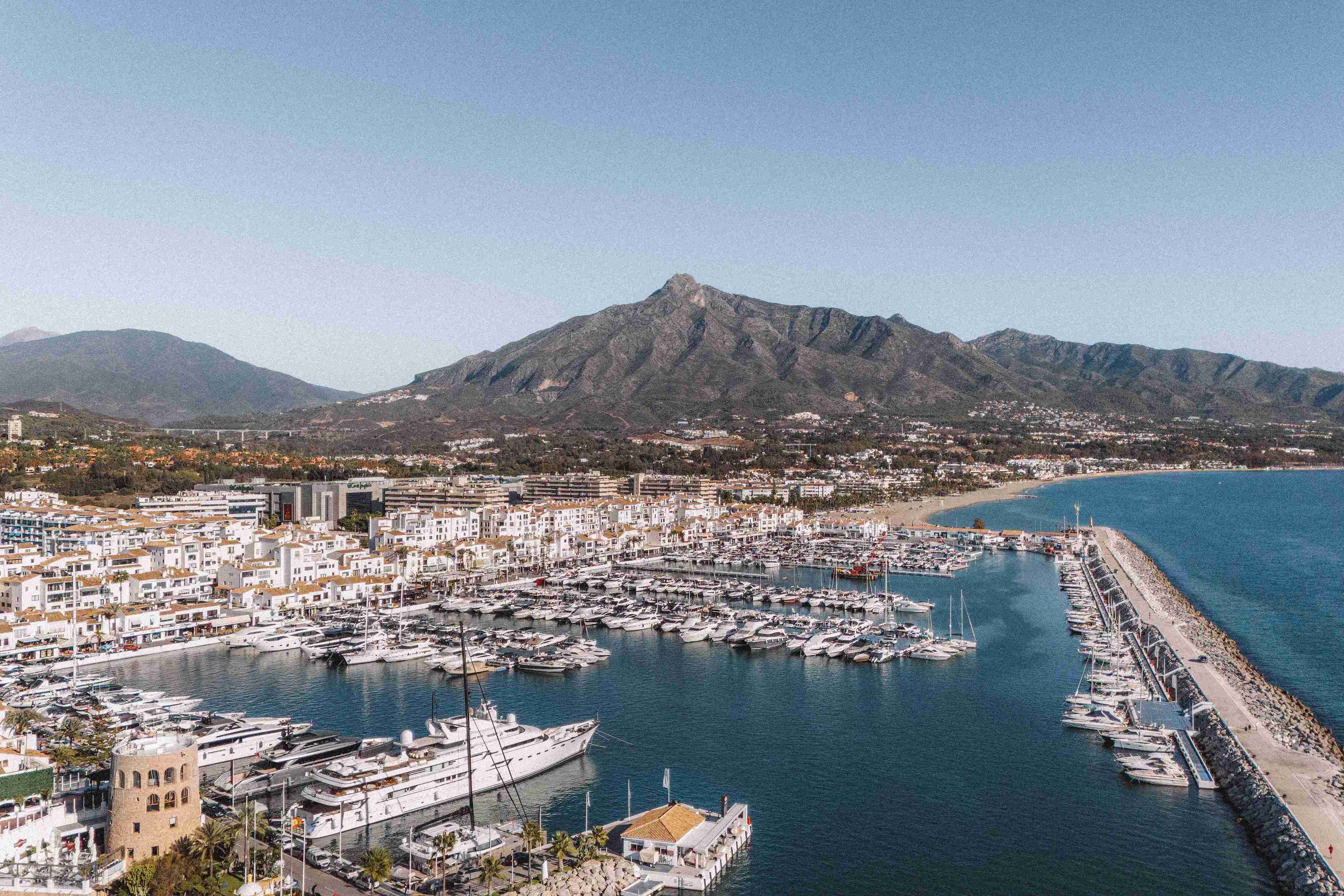 Puerto Banus Aerial Photohraphy
