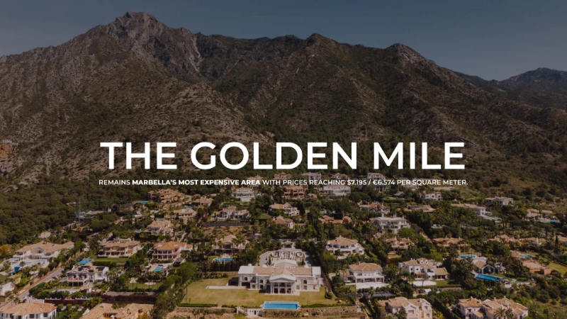 Marbella Golden Mile property prices