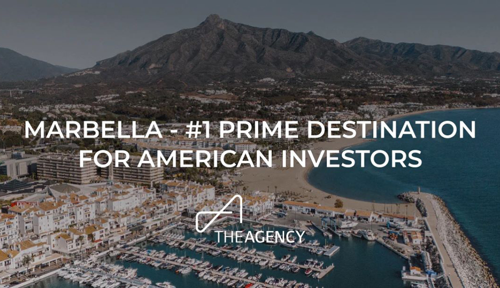 a panoramic view of Marbella with text overlay